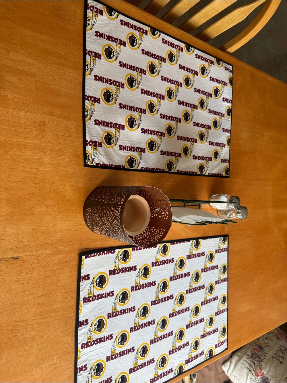Set of 2 Washington Redskins Football Team Logo Placemats from 2005